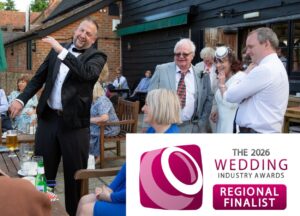 wedding magic performance with wedding award logo