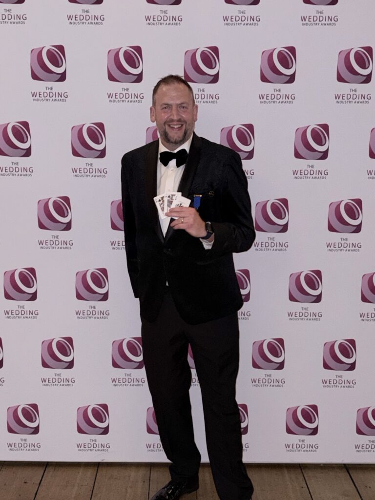 The wedding industry award finalist image of Jason Pike