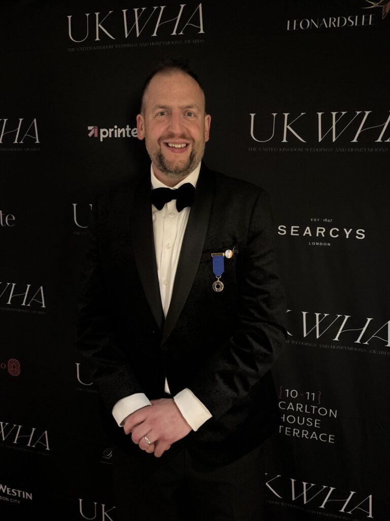 Jason as UK WHA Award finalist